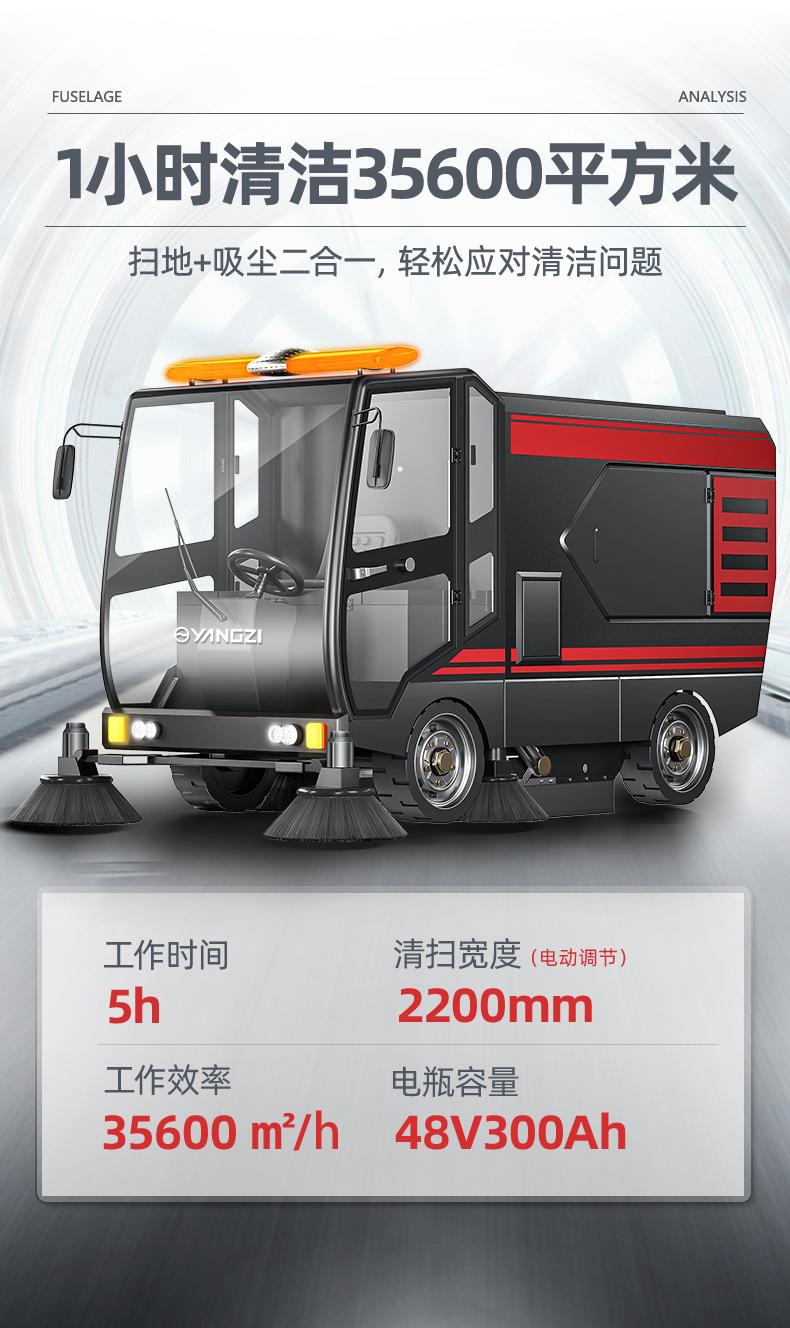 扬子S14电动扫地车(图3)